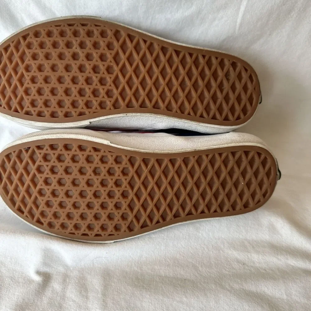 Vans Colorful Slip On Sneakers‎ Men's 4/Womens 5.5 Off the Wall Classic